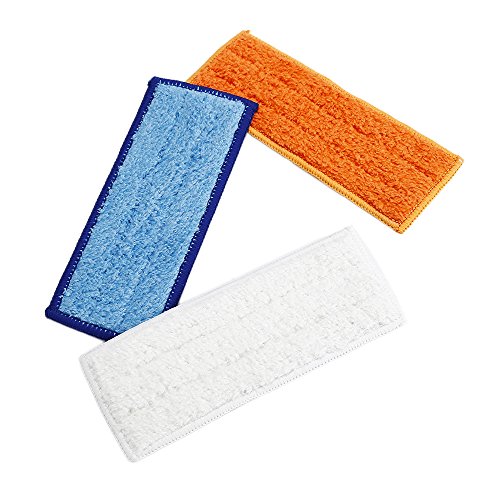 Preisvergleich Produktbild BEAYPINE Waschbare und Wiederverwendbare Mikrofaser Feucht- und Nasswischtuch-Reinigungstücher 3er Pack Kompatibel mit iRobot Braava Jet 240 / 241 Wischroboter
