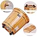 Produktbild AMYMGLL Zedernfuß Bad Spa Haus Holz Eimer Holz Fass 0.4m hoch (rund) , 5