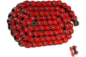 MOTORSPORTGOETZ Doppelt verstärkte X-Ring Kette rot Ersatzteil für/kompatibel mit Yam. Raptor YFM 700 R