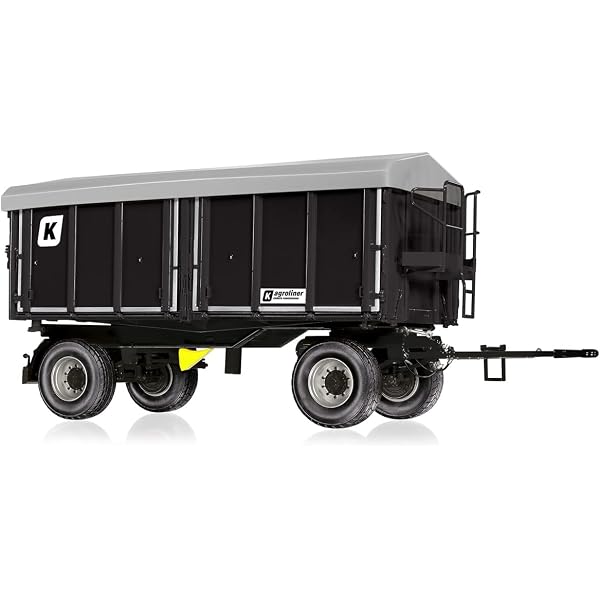 WIKING 077658 – Remorque Krampe SB II 30/1070 – Échelle 1/32 – Fonctions Mobiles – Zinc/Plastique – 36,7 X 8,8 X 12,5 Cm – Dès 14 Ans