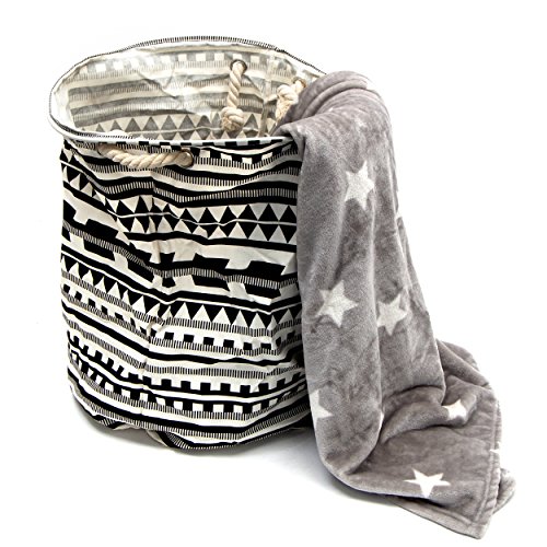 Pink Papaya Wäschesack Idiko, formstabiler Baumwoll Wäschekorb für ihre Schmutzwäsche - 3