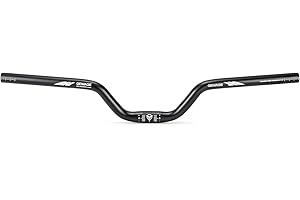 GEWAGE 25.4mm Bicycle Handlebar - 30mm, 50mm, 70mm, 90mm, 120mm Riser Handlebar - 620mm Mountain Bike Bicycle Handlebar Made of Aluminium Alloy