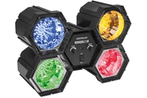 HQ-Power Modułowe organy świetlne, 4 x 47 diod LED, idealne do pokazów świetlnych napędzanych muzyką i oświetlenia otoczenia na imprezach i wydarzeniach