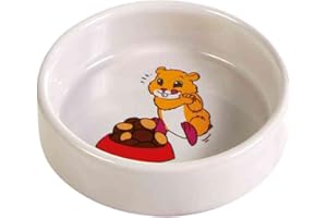 Trixie Ceramic Bowl with Motif for Hamster, 90 ml