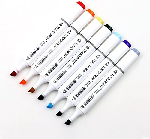 OUMIZHI-TOUCHNEW 6-generation double-headed oily felt tip pen Set of 12 new generation