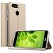 Produktbild Huawei Nova 2 Hülle KuGi Huawei Nova 2 Flip Bookstyle Kompletter Schutz Mit Magnetverschluss und Standfunktion Tasche Etui Cover Case Schutzhülle für Huawei Nova 2 Smartphone (Gold)