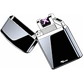 Valkyrie &Ccedil;ift Ark Plazma Şarjlı &Ccedil;akmak &ndash; R&uuml;zg&acirc;r Ge&ccedil;irmez, Dokunmatik, USB Şarjlı Mini