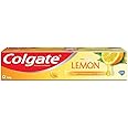 Colgate Active Salt Lemon Toothpaste, Germ Fighting, Tooth paste for Healthy Gums, Removes Yellowness of Teeth, 100g