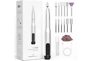 TOUCHBeauty AG-2236 akumulatorowa elektryczna wiertarka do paznokci, zestaw pilników akrylowych, narzędzia do pedicure i manicure, polerowania i usuwania zrogowacenia