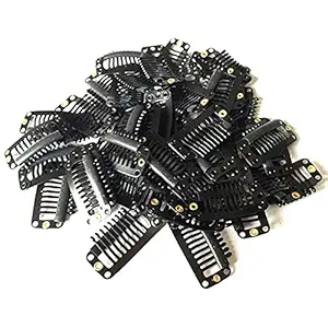 30 PCS Wig Clips 9-Teeth Wig Clips to Sew in Wig Clips to Secure Wig Hair Clips for Wigs Snap Clips for Wigs Clip on Wig for Women Small Wig Clips for Hair Extensions