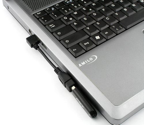 USB 2.0 Verlängerungskabel Stecker / Buchse Adapter 90° rechts gewinkelt 10 cm – 1 Stück - 7