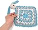 Pebble organic cotton sleepy bunny doudou - duck egg blue (comfort blanket toy)