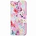 Produktbild Vepbk für Huawei Honor View 20 Hülle, Schutzhülle Handyhülle Flip Case Hüllen Leder mit Kartenfach Silikon TPU Hülle Geldbörse Magnet Ledertasche Handytasche für Huawei Honor View 20,Blumen