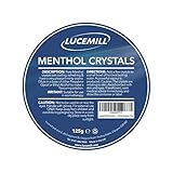 Lucemill Menthol Crystals - 100% Natural, Soothing & Refreshing - Cold Flu Symptoms (125g)