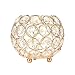 Produktbild Kerzen Leuchter Deko,Jaminy Kerzenleuchter Handmade Crystal Tea Licht Kerzenhalter/Kerzen Schirm für Hochzeit Esszimmer Restaurant Couchtisch Home Decoration (M)