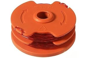 MOECSHSY Strimmer Spool for Worx,Mcgregor -Strimmer Wire for McGregor MET6032 MET4530 MET3525, Φ1.6mm Double Autofeed Spools Replacement for Worx WG105 WG106 Grass Cutter Trimmer Wire 16ft