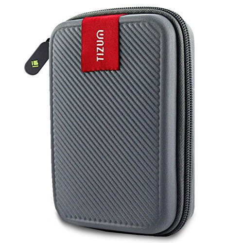 TIZUM External Hard Drive Case for 2.5-Inch Hard Drive - Double Padded (Gray) RS.399 (50.00% Off) - Amazon