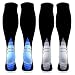 Produktbild feifanshop 2 Paar Kompressionsstrümpfe Herren Damen Fahrradsocken Kompressionssocken Compression Socks Strümpfe Kompression Laufsocken Thrombosestrümpfe, Sport Medi Reisen Laufen Radfahren Flug,
