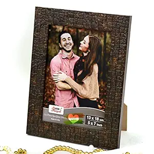 Ajanta Royal Classic 5 X 7 Photo Frame Insert (Brown Metalic) : A-54,Brown Coper