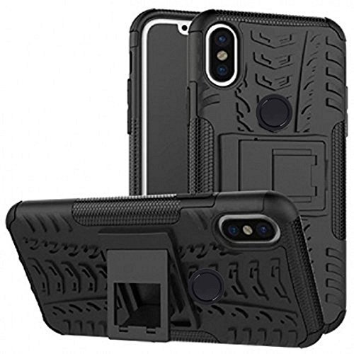 Kaira Hard Armor Hybrid Rubber Bumper Flip Stand Rugged Back Case Cover for Xiaomi Redmi Note 5 Pro (Black) RS.279 (72.00% Off) - Amazon