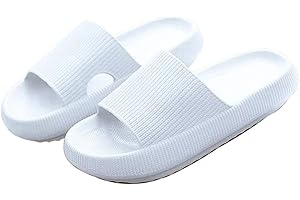 Yeeteepot Herren Damen Badeschlappen Cozislides Dusch Badeschuhe Bequeme Home Slippers Wolke Hausschuhe Badelatschen Sommer Rutschfeste Pantoffeln