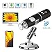 Produktbild WiFi USB-Mikroskop, Wireless-Digitalmikroskopkamera Mit WiFi-Funktion, 1080P HD 2MP 50x Bis 1000x Verstärkung  Für Android, IOS, Smartphone, Tablet, Witwen.