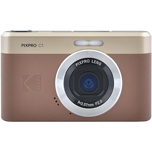 KODAK Pixpro C1 – Ultra-Compact Digital Camera | 13MP BSI CMOS, 4X Zoom, 2.8\