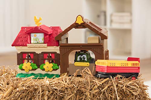Dickie Toys 203818000 Happy Farm House, Bauernhof, Set für Kinder ab 1 Jahr, Traktor, mit Tieren, Licht & Sound, Mehrfarbig - 13