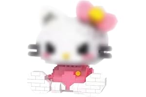 GNHG Micro Construcciones, Kitty Micro Bloques Set, Micro Construcciones Anime, Puzzle 3D Dibujos Animados Mini Set de Bloques de Construcción, Regalo para Adultos y Niños