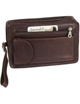 Branco Business Herren Handgelenktasche Herrentasche Tasche Leder schwarz | braun | natur - sehr hochwertig -...