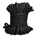 Produktbild Bondage Seil Hutton® Shibari Spiel Bondageseil Kinbaku Rope 10M/20M 32/64 Feet Baumwollseil Fesselnde Spiele Extrem geiles BDSM Spielzeug für heißen Sex, SM Bondage Sexspielzeug für Paare,und vier Farben zur Auswahl. (20M, Schwarz)