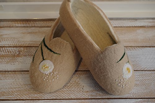 Preisvergleich Produktbild Hausschuhe / Hüttenschuhe aus Bergschafswolle - Größe 35 - Anush