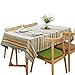 Produktbild ASL Tischdecke, Picknickdecke Cover Tuch Retro Streifen Tischdecke Esstisch Kleine Runde Tisch Lange Tischdecke Café Shop Restaurant Kuchen Shop Tischdecke 85-240cm wählen ( größe : 130*220cm )