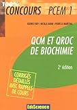 Image de QCM et QROC de Biochimie : Avec corrigés détaillés