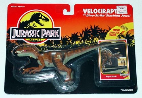 Preisvergleich Produktbild Velociraptor - Jurassic Park - original KENNER 1993