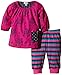 Lilly & Sid Baby-Girls Fairytale Print and Stripe Leggins Set Dress, Multicoloured, 18-24 Months