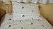 Roald Dahl - Fantastic Mr Fox - Writing - Cot Bed / Junior Duvet Cover & Pillowcase - Cotton - UK Made