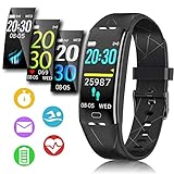 ✔【 7 DEPORTES MODOS & GPS 】 - Realiza un seguimiento de tu rendimiento deportivo, como montar a caballo, correr, fitness y bádminton, saltar la cuerda y proporciona informes detallados directamente en tu móvil; conéctate al GPS de tu móvil para ver los pasos, la distancia, el mapa GPS durante las caminatas, las carreras o los paseos. Si no te conectas al móvil, también podrás ver los datos mostrados en la pulsera de actividad.