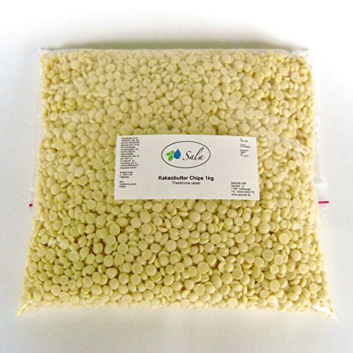 Preisvergleich Produktbild Sala Kakaobutter Chips Pastillen Lebensmittelqualität konv. 1000 g 1 kg