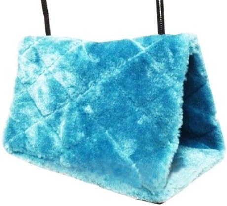 ohofy Bird Toy Plush Parrot Hammock Hanging Cave Cage Snuggle Soft Hut Tent Bed Bunk