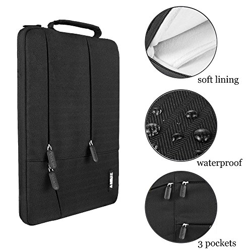  Beste Praktisch Laptop-Tasche aller Zeiten  AMNIE Herringbone Polyester wasserresistente 33-33 8 cm  13-13 3 Zoll  Laptop-Tasche   MacBook Tasche   C