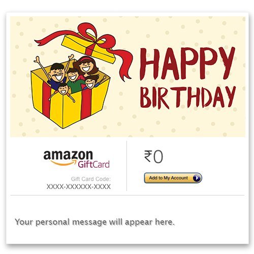 Birthday Gift Cards Buy Birthday Gift cards online at Amazon.in
