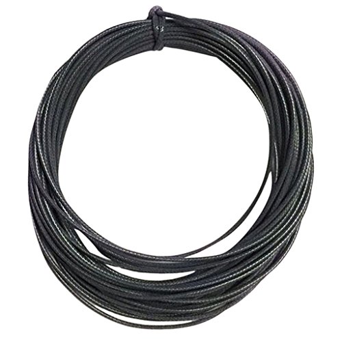 Generic 2mm Gewachste Nylonschnur Schmuckherstellung String 10m – Tiefgrau, one size - 2