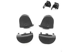 GGZone Bouton de déclenchement L1 R1 L2 R2 avec ressort pour manette PS4 Pro JDS 040 JDM 040 (comprend ressorts, remplacement pour boutons endommagés)