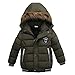 Produktbild Yanhoo-Kinder Winter Daunenjacke Mit Kapuze Jungen Mädchen Langarm Einfarbig Verdickte Warm Daunen Baumwolle Parka Mantel Jacke Windjacke Outwear Wintermantel mit Pelzkragen