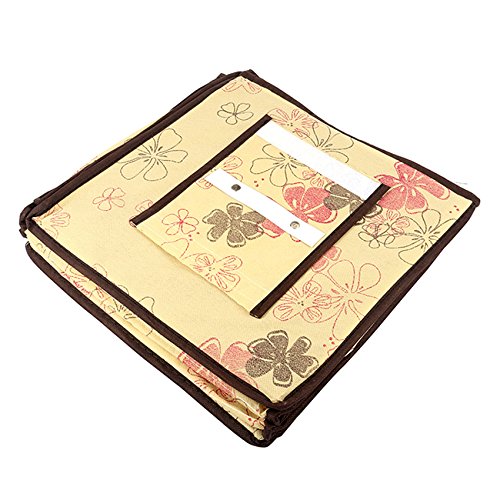 LAGUTE Hängeaufbewahrung Ordnungssystem Hängeregal Hängeschrank Hängeorganizer Organizer, atmungsaktives Vlies (4 Fächer 26*26*78 cm) - 3