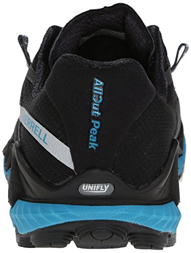 Merrell ALL OUT PEAK - Zapatillas de running Mujer, Negro - Black (BLACK/ALGIERS BLUE), 37 EU