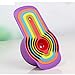 DREAMHUB (TM) ABS Colorful Kitchen Cooking and Baking Measurement Measuring Cups Spoons Set - 1 Set of 6 Pieces RS.229.00
