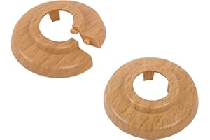 SANITOP-WINGENROTH Embellecedor para techo, 12 mm, diámetro exterior de 40 mm, set de 4, de color blanco, 19432 7