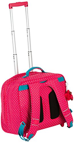Kipling - CLAS DALLIN - Wheeled Backpack - Pink Summer Pop - (Print)